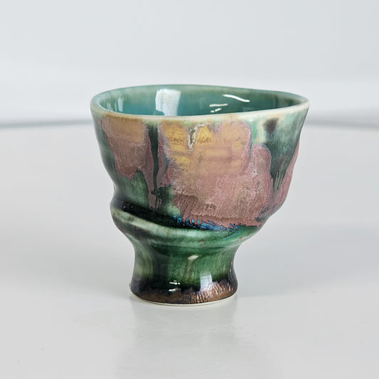 Shimmering Chrome | Sake Cup | 2 oz