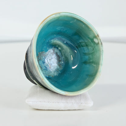 Shimmering Chrome | Sake Cup | 2 oz